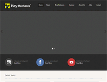 Tablet Screenshot of playmechanix.com